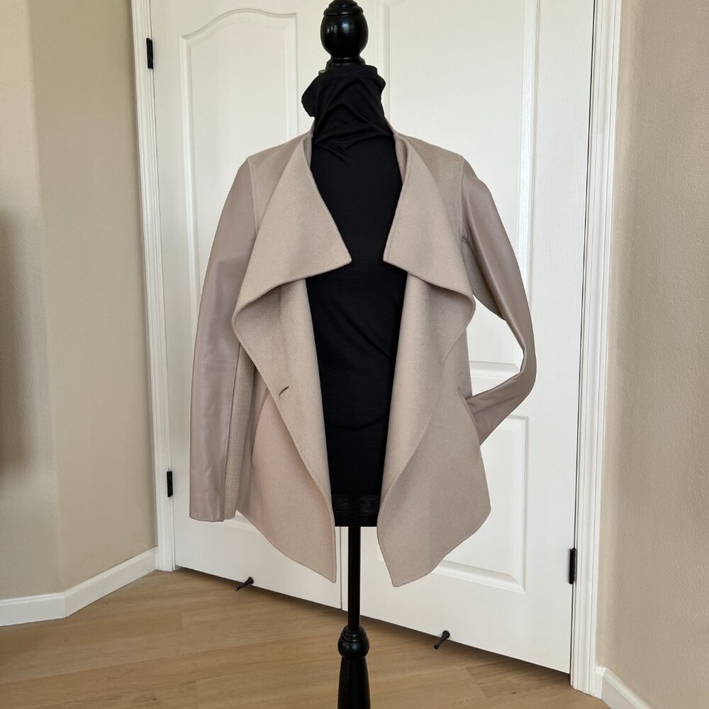 Mackage Valla Wool & Leather Jacket, size XS, NWT - Picture 2 of 7